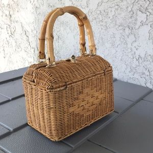 CUTE Vintage Basket Handbag